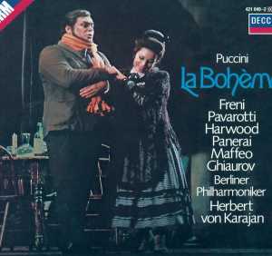 Сингл Puccini: La Bohème исполнителя Nicolaï Ghiaurov, Herbert von Karajan, Luciano Pavarotti, Elizabeth Harwood, Berliner Philharmoniker, Mirella Freni