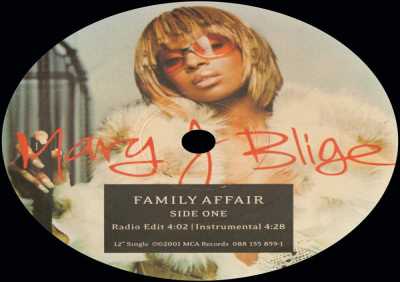 Mary J. Blige - Family Affair (A Cappella)